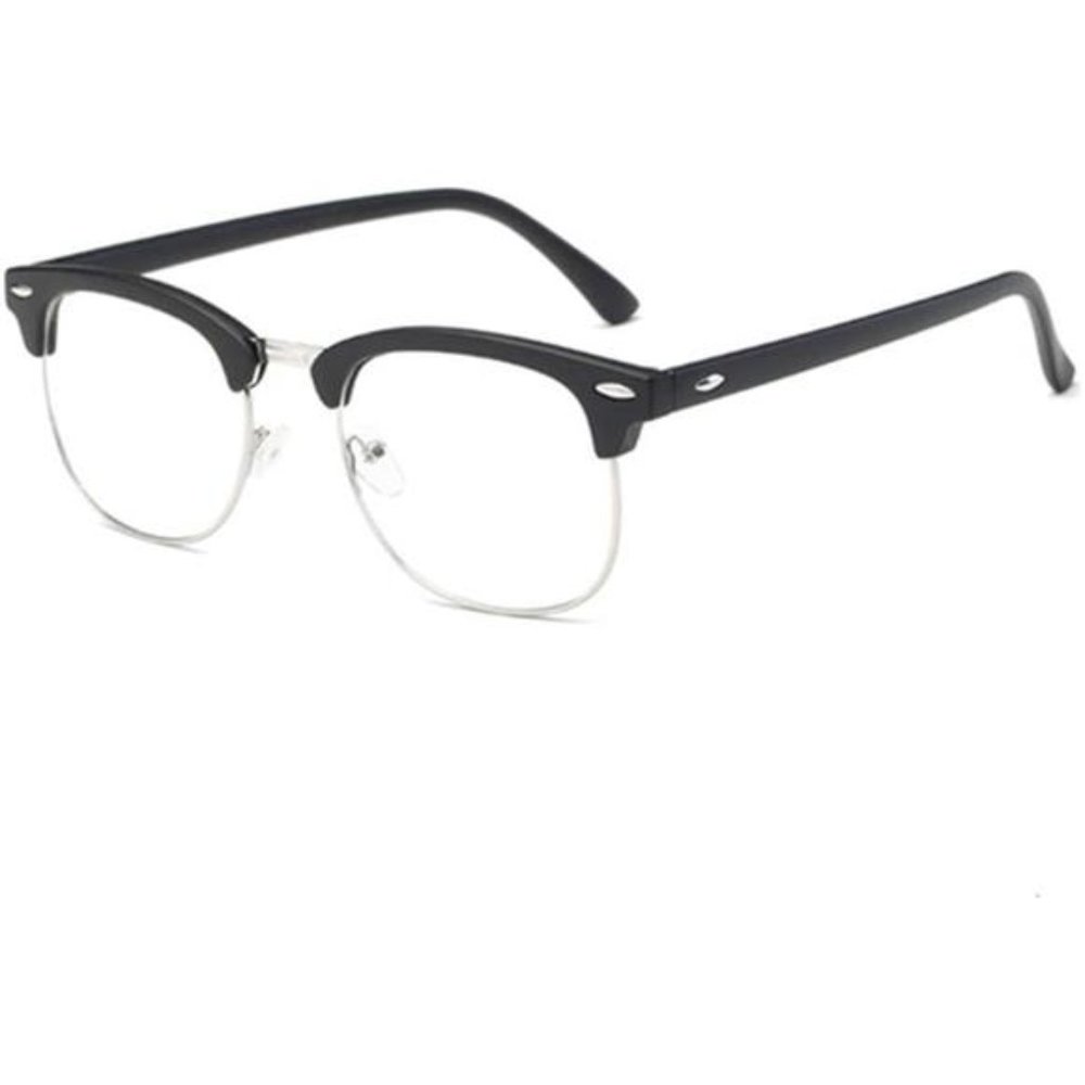 Blue Light Blocking Retro Eyeglasses Frame Anti UV Transparent Lens
